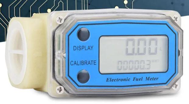 Digital flow meter solar