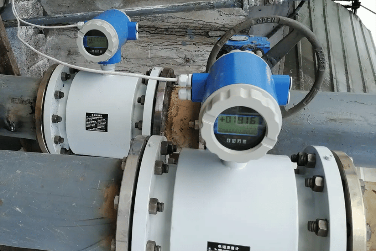 cara kerja Electromagnetic flow meter